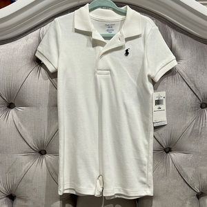 Ralph Lauren size 12M romper. New with tags